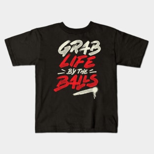 Grab Life by The Ball by Tobe Fonseca Kids T-Shirt